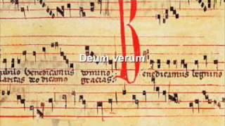 Gregorian chant  Deum verum [upl. by Ammadas]