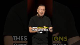 Schindler’s List Questions  Ricky Gervais comedy comedyvideos [upl. by Anauqahs]