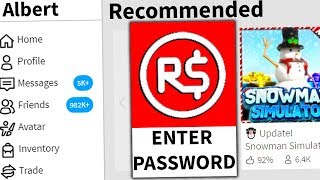 Roblox actually TOLD ME to play a PASSWORD SCAM GAME [upl. by Vaenfila]