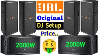 JBL Original Dj Setup Price  4 Top 2 Bass Jbl Dj Price  Jbl srx725 price  Jbl stx828s Price [upl. by Marget]