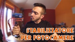 Stabilizzatore per videocamera economico  esempi ripresa  Aron ITA [upl. by Enillebyam]