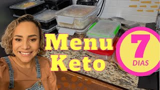 Keto Meal Prep de 7 dias  Menu Keto para bajar de peso [upl. by Llevad]