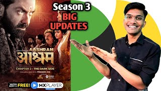 Ashram 3 Official  Trailer Release Date Announced  Bobby Deol MX Player Originals Web series 2022 [upl. by Rosette516]