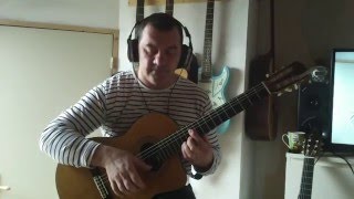 Its Over Level 42 nylon guitar Instrumental personal version Franck Philippo [upl. by Thalassa511]