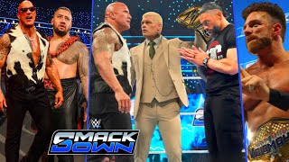 WWE SmackDown 20 September 2024  The Rock Angry With Roman Reigns LA Knight US Title Match Cody [upl. by Lebezej674]