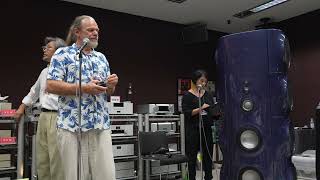 Laurence Dickie Demonstrating New Vivid Audio MOYA M1 at Tokyo International Audio Show 2024 [upl. by Uol716]