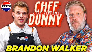 Cooking Beef Stroganoff with Brandon Walker  Chef Donny Pepsi Live Stream [upl. by Gemperle]