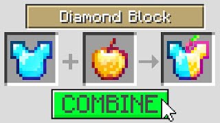 Minecraft But You Combine Any Items [upl. by Ayt450]