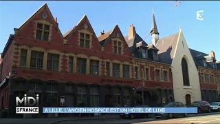 A Lille lancien hospice est un hôtel de luxe [upl. by Idzik330]