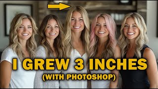 Photoshop Hack to Add Inches to Your Height in Minutes [upl. by Gunner]