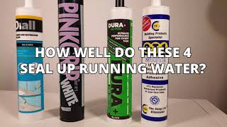 WHICH SEALANT WORKS BEST CT1 SILICONE DURA OR PINKGRIP [upl. by Hayilaa]