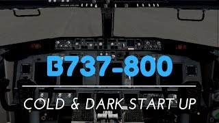 XPlane 10 Mobile Boeing 737 800 Cold amp Dark Start Up Tutorial [upl. by Adnaloj465]