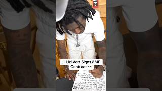 Lil Uzi Vert Signs AMP Contract 👀 liluzivert amp clips kai [upl. by Zeeba]