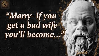 Ancient Greek Philosopher Socrates Great Quotes on Life [upl. by Aelegna]