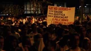 Gritos de Guerra do Protesto Manifestações em SP  17062013  vemprarua [upl. by Livingston131]