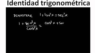 Identidades trigonométricas [upl. by Neddra106]