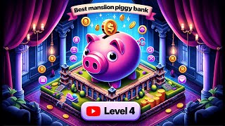 🎮 Best Merge Mansion Piggy Bank Level 4  Level Up Your Savings 🎮 [upl. by Aninat]