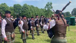 The Glasgow Skye Association Pipe Band at the UK Pipe Band Championships 2023 in Lurgan [upl. by Yole]