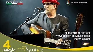 Francesco De Gregori  Generale  live  quotVivavoce tour 2015quot [upl. by Ennove839]