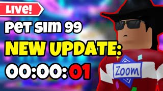 🔴Pet Sim 99 UPDATE OUT NOW  Pet Giveaways amp More  Roblox Live [upl. by Enenaj]