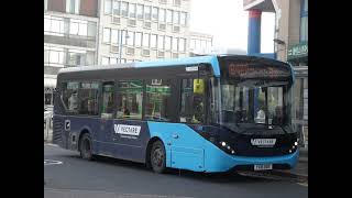 E200MMC ExLondon 8141 Vectare Loaned to Central Connect YX16OBS on 84B Arrived at Potters Bar Stn [upl. by Tsai388]