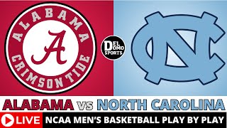 ALABAMA vs NORTH CAROLINA LIVE 🏀 NCAA Men’s Basketball Game Score amp PlaybyPlay Dec 4 2024 [upl. by Nerrat3]