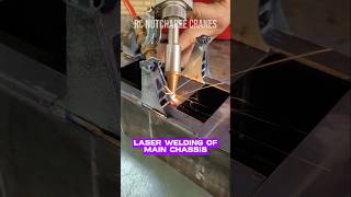 Laser Welding Of Main ChassisMy RC Liebherr LTM 175091 Crane [upl. by Eilitan]