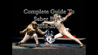 Official Rules to Saber Fencing Comprehensive Narration USA Fencing 201819 Rule Book [upl. by Elleinahc]