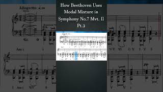 How Beethoven Uses Modal Mixture in Symphony No 7 Mvt II Pt2  How Composers Use Series [upl. by Etz]