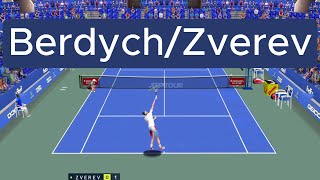 Tennis Game Play Zverev Vs Berdych Who will win [upl. by Kohcztiy853]