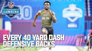 Every Defensive Backs 40 Yard Dash [upl. by Monia]