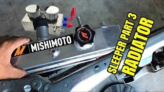 Turbo Sleeper 94 Honda Accord part 3 Radiator Mount Fabrication  Catch Can [upl. by Klemperer794]