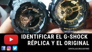 IDENTIFICAR GSHOCK RÉPLICA DEL ORIGINAL  ZAPATILLASampRELOJES PERÚ [upl. by Sirehc]