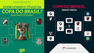 RESENHA ESPORTIVA  CONFRONTOS DAS SEMIFINAIS DA COPA DO BRASIL 2024 [upl. by Rois]