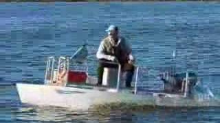 Stitch amp Glue Pontoon with Yamaha 15 HP Two Strokes [upl. by Cookie]