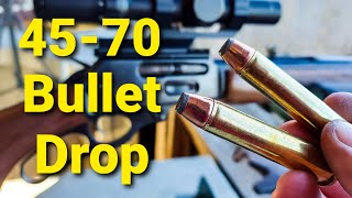 4570 Bullet Drop  Demonstrated and Explained [upl. by Obie]