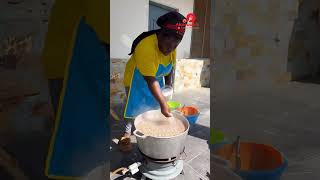 Akosua the cook serving the needy in Accra youtube youtuber cooking help food foodlover god [upl. by Lotsyrc]