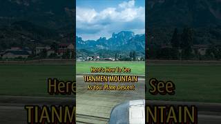 How to see Tianmen Mountain flying into Zhangjiajie china travel shorts fyp [upl. by Zoeller711]