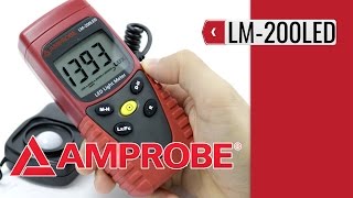 AMPROBE LM200 LED Light Meter product video presentation [upl. by Robertson317]