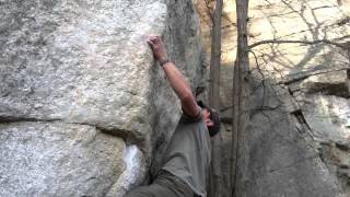 Gunks Climbing  Venus in scorpio V11 [upl. by Epolenep]