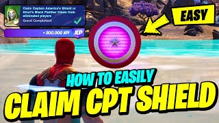 How to EASILY Claim Captain Americas Shield or Shuris from eliminated players  Fortnite Quest [upl. by Palecek265]