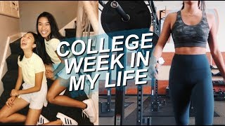 COLLEGE WEEK IN MY LIFE  biglittle reveal  keeping busy amp finding time to workout [upl. by Nipha]