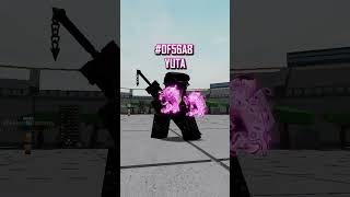 HEROES BATTLEGROUNDS COLOR CODES JJK THEME roblox shorts tsb jjk jujutsukaisen robloxedit [upl. by Llekram]