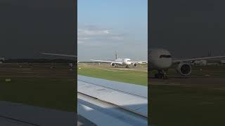 Heavy Iberia A350 at Heathrow shortsfeed aviation viralvideo [upl. by Aihsele524]