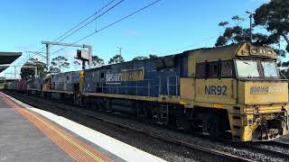 Pacific National NR92 NR34 NR83 5SM2 train Albion Station [upl. by Trofmoc]