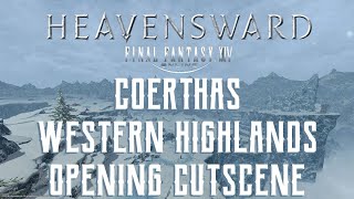 Final Fantasy XIV Heavensward  Coerthas Western Highlands Introduction [upl. by Aivek]