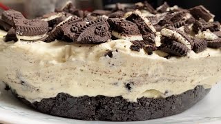 Cheesecake de Oreo Sin Horno  El de las trufas [upl. by Veno]