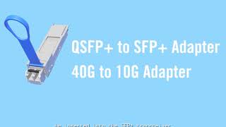 10Gtek QSA QSFP to SFP Adapter [upl. by Nossah878]