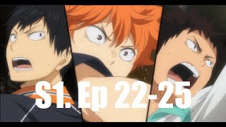 Karasuno Vs Seijoh Concludes Season 1 Finale  Haikyu Ep 2225 [upl. by Eikcuhc]