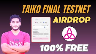 Taiko Testnet Airdrop Final  Without Investment Wala Crypto Airdrop [upl. by Reddin]